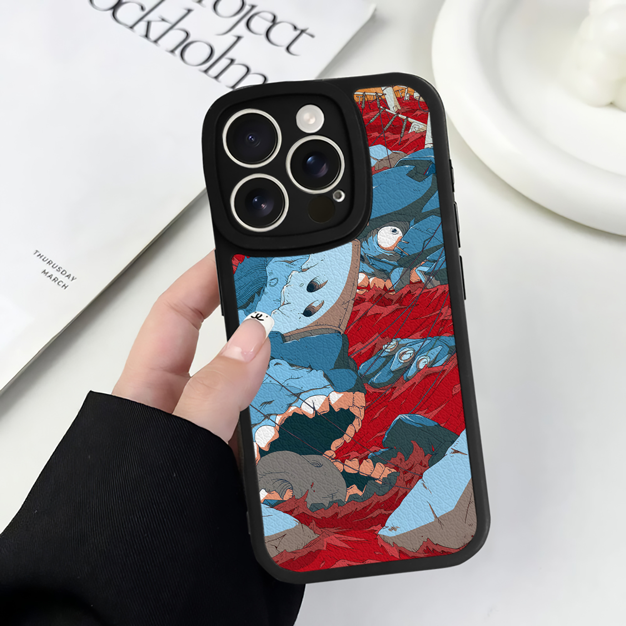 （画像用） EVA 新世紀エヴァンゲリオン 【iPhone 16シリーズ対応】シリコンスマホケース（レザー調） 材質：シリコン
